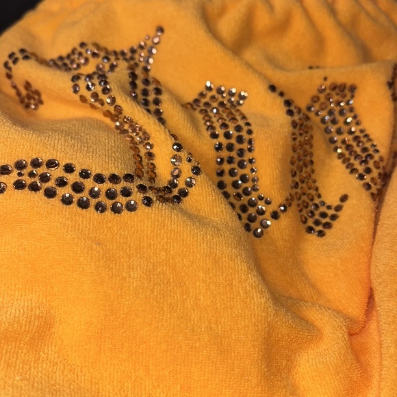 NWT Juicy Couture Big Bling Halter Towel Terry Mini Dress Towel Fabric - Picture 9 of 9
